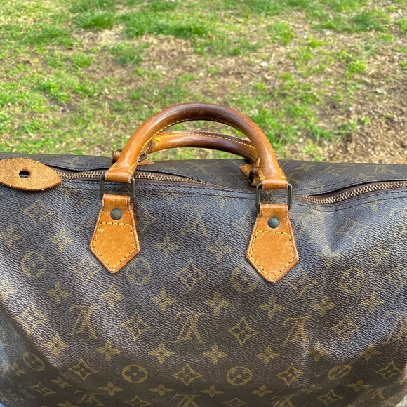 Louis Vuitton monogram speedy 40 satchel bag - Picture 6 of 8